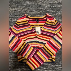 cute colorful cardigan button up knit